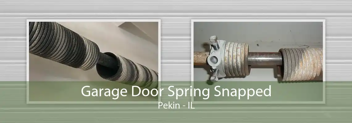 Garage Door Spring Snapped Pekin - IL