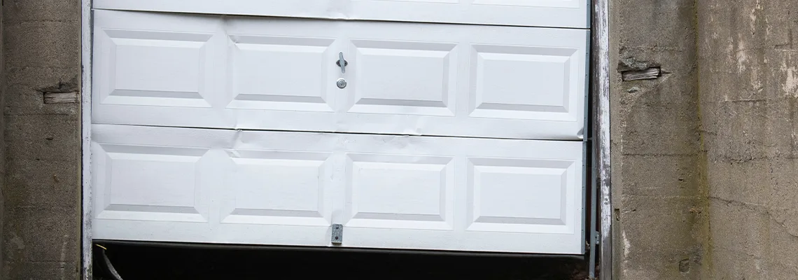 Garage Door Got Hit By A Car Dent Removal in Pekin, IL