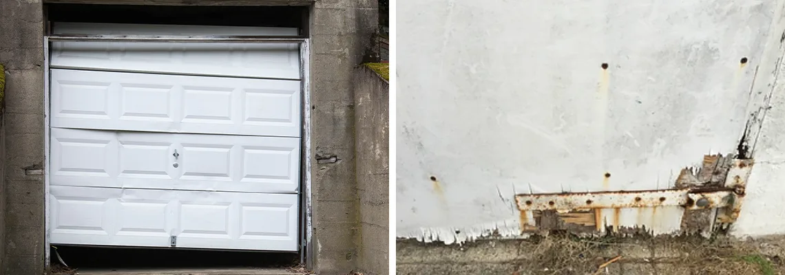 Rotten Commercial Garage Door Repair in Pekin, IL